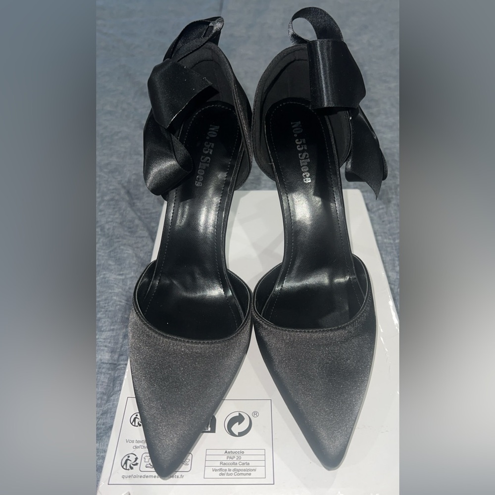 BRAND NEW BLACK PUMPS SZ  9.5 - Picture 6 of 8